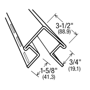 3 1/2" Outside Corner Post