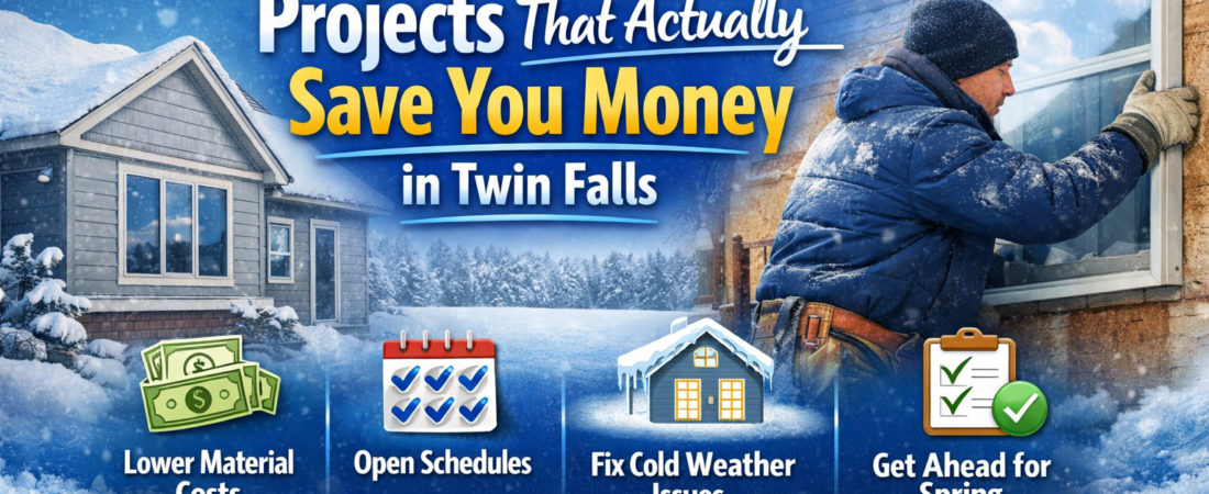 Winter Home Improvement Projects That Actually Save You Money in Twin Falls